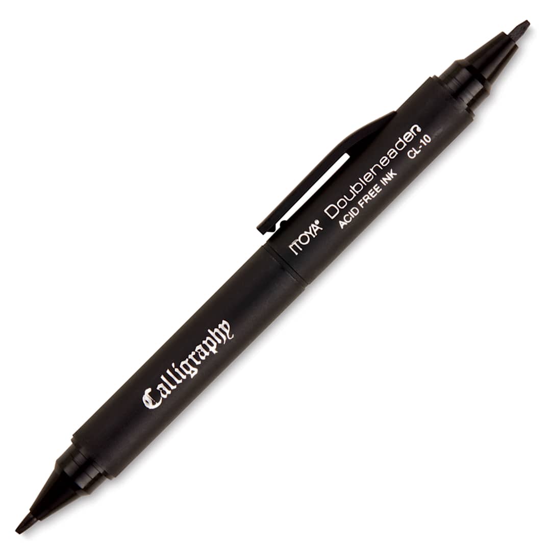 Open in modal - Itoya Doubleheader Calligraphy Marker - Black