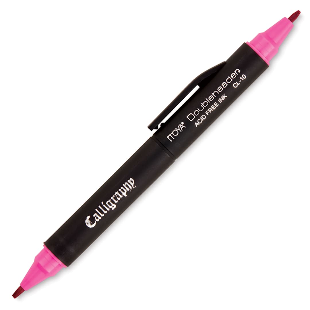 Open in modal - Itoya Doubleheader Calligraphy Marker - Pink