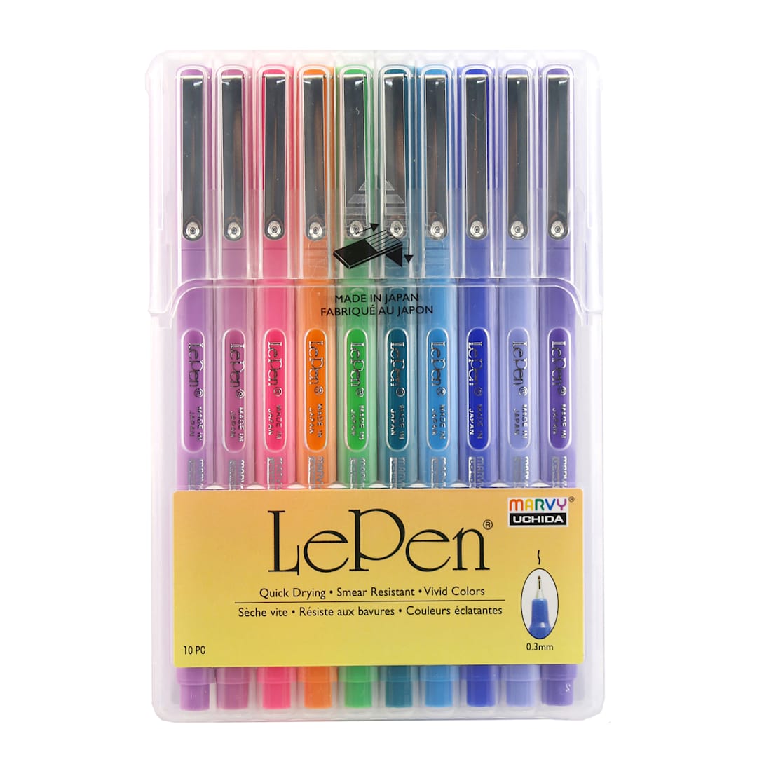 Open in modal - Le Pen Pen Set 10-Pen Bright Colors Set