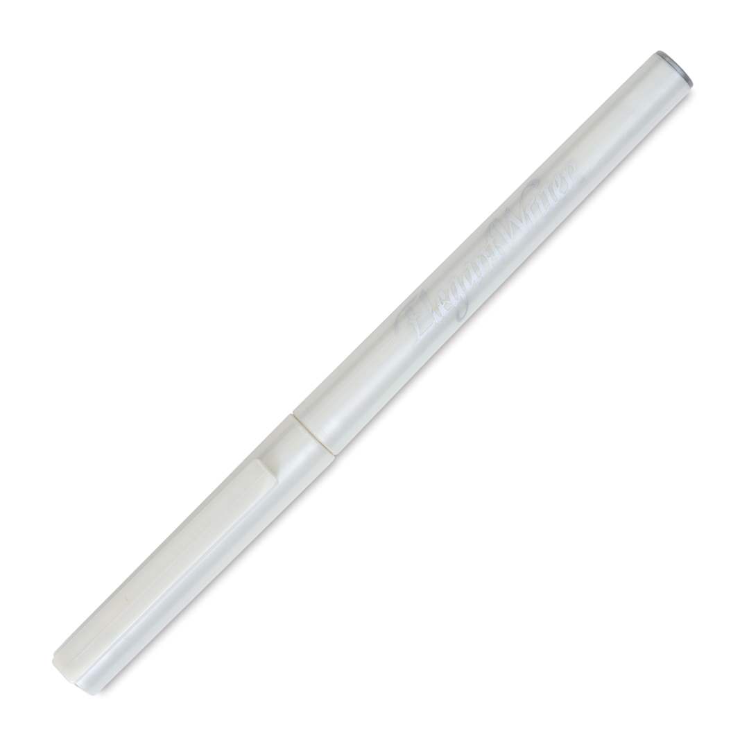 Open in modal - Speedball Elegant Writer Calligraphy Marker - 3.0 mm, Silver, single marker with cap on
