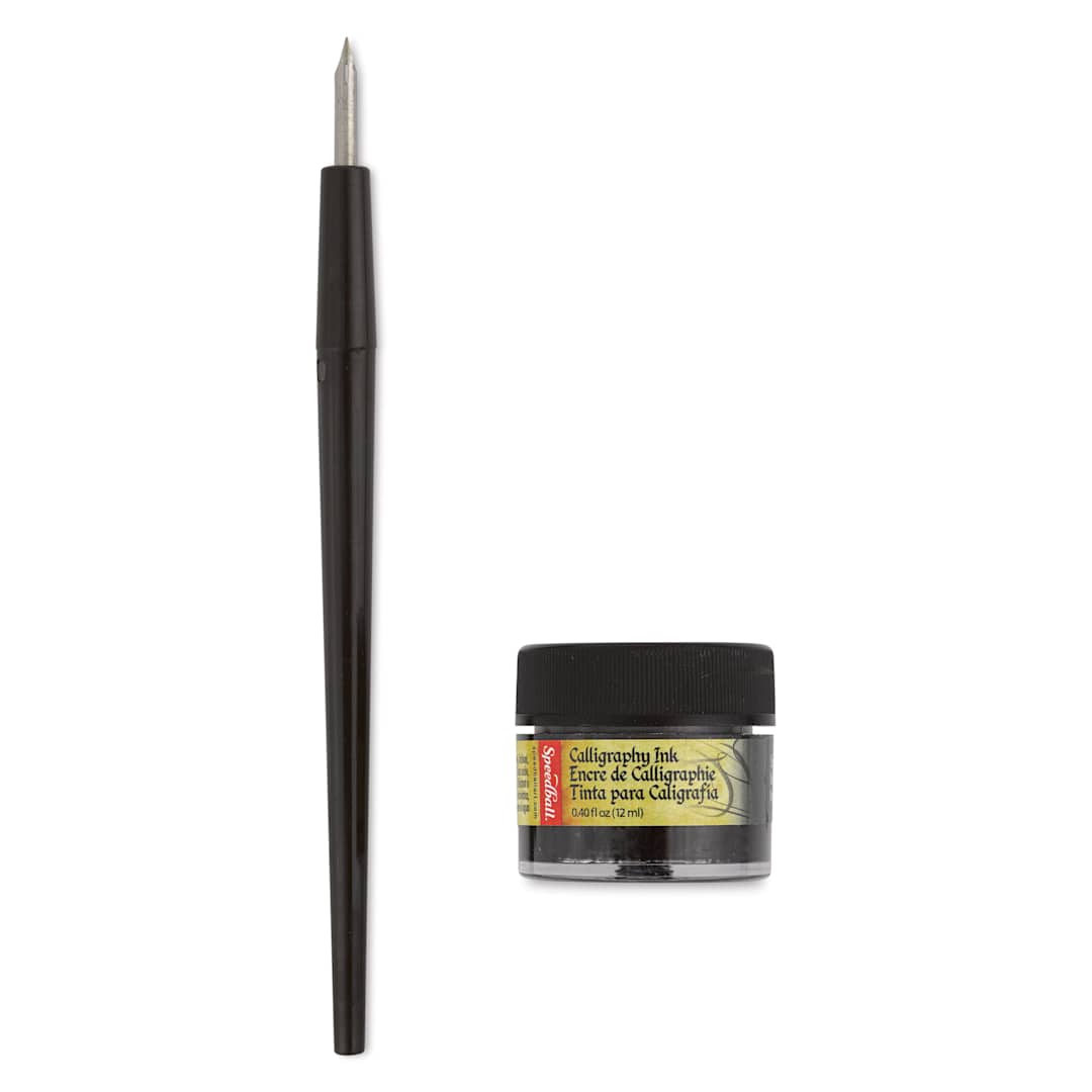 Open in modal - Speedball Hunt Crow Quill Pen Set 