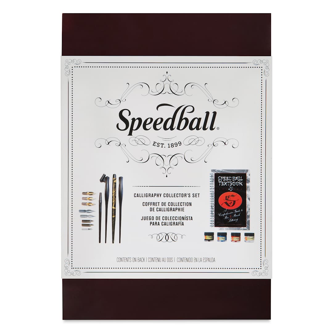 Open in modal - Speedball Collector's Wood Box Calligraphy Set (In packaging)
