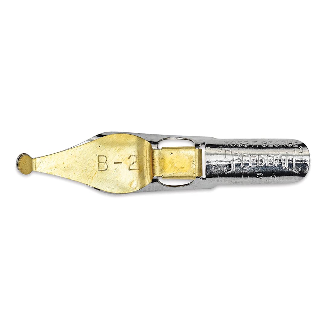 Open in modal - Speedball Broad Edge B-Series Round Calligraphy Nib - B2