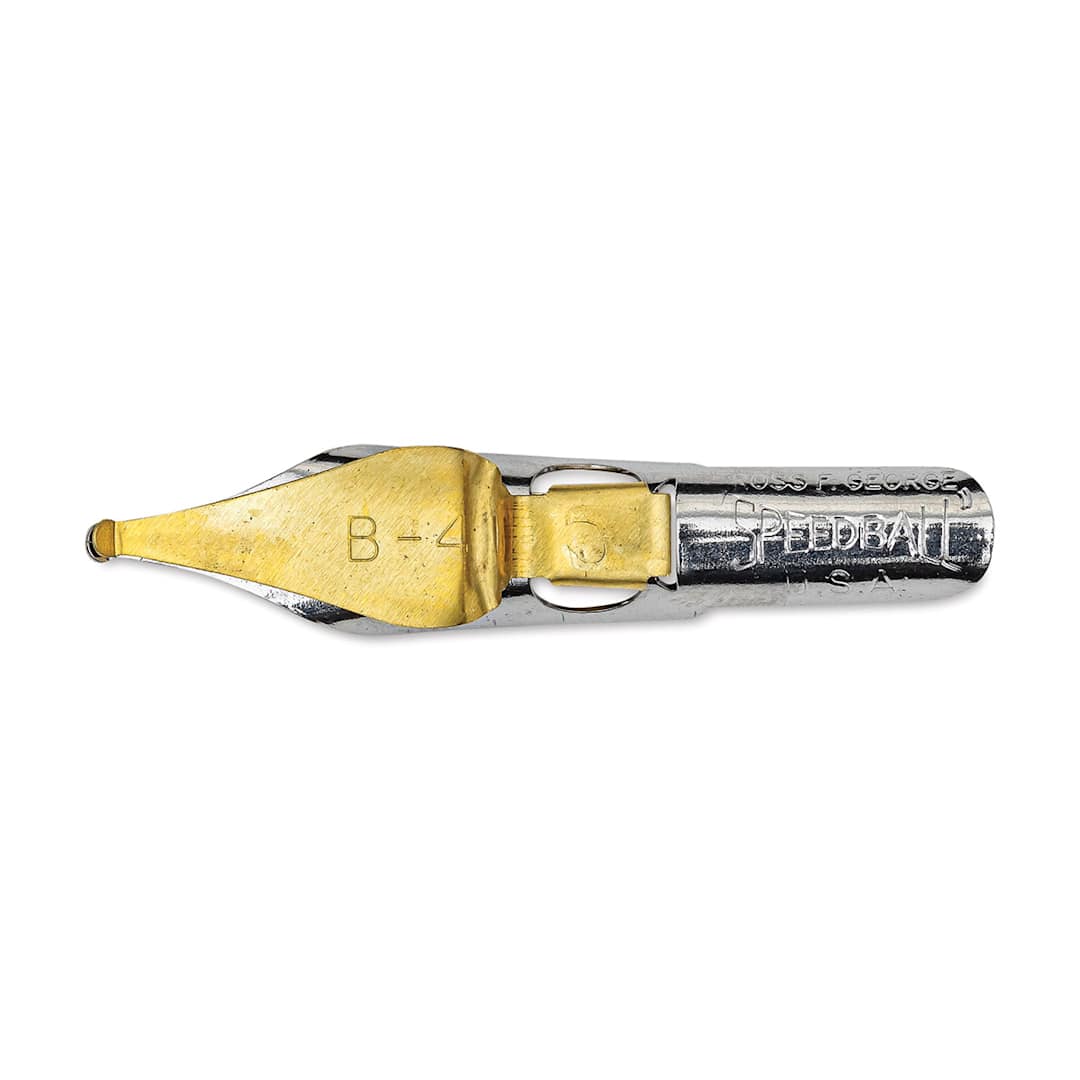 Open in modal - Speedball Broad Edge B-Series Round Calligraphy Nib - B4