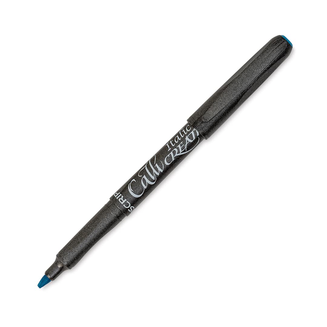 Open in modal - Manuscript CalliCreative Italic Marker - Metallic Turquoise, 2.5 mm, Medium Point