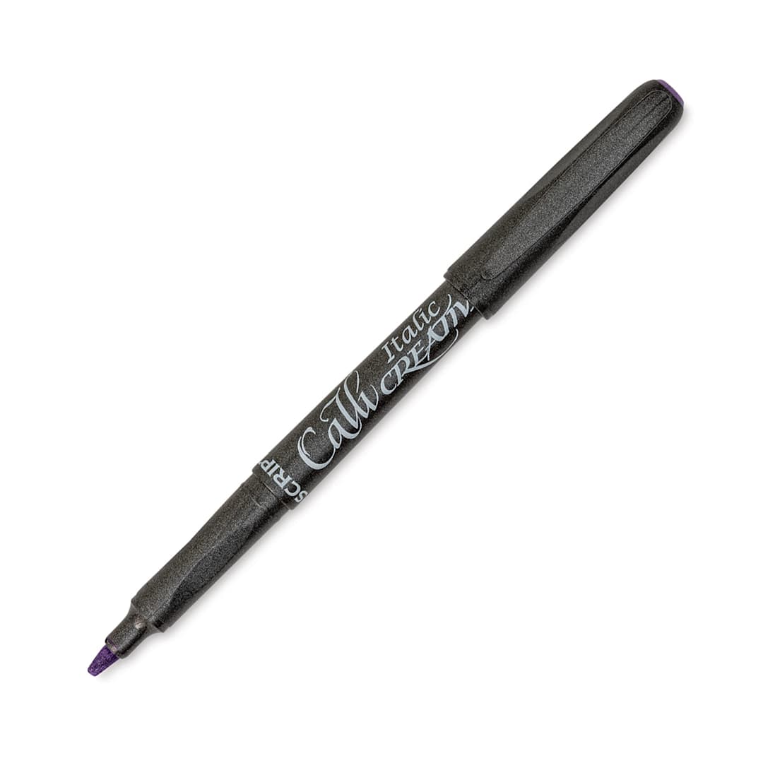 Open in modal - Manuscript CalliCreative Italic Marker - Metallic Purple, 2.5 mm, Medium Point