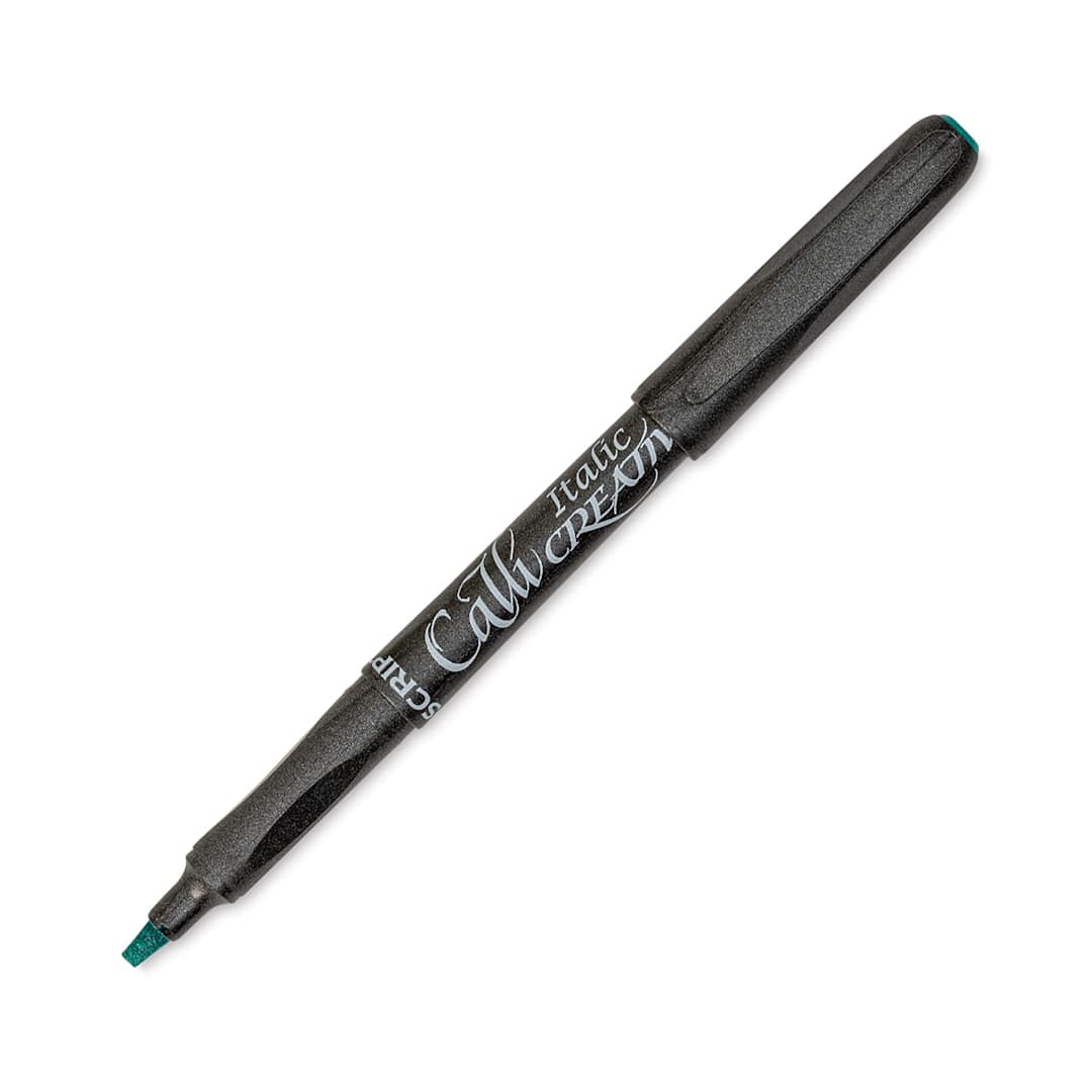 Open in modal - Manuscript CalliCreative Italic Marker - Metallic Green, 2.5 mm, Medium Point