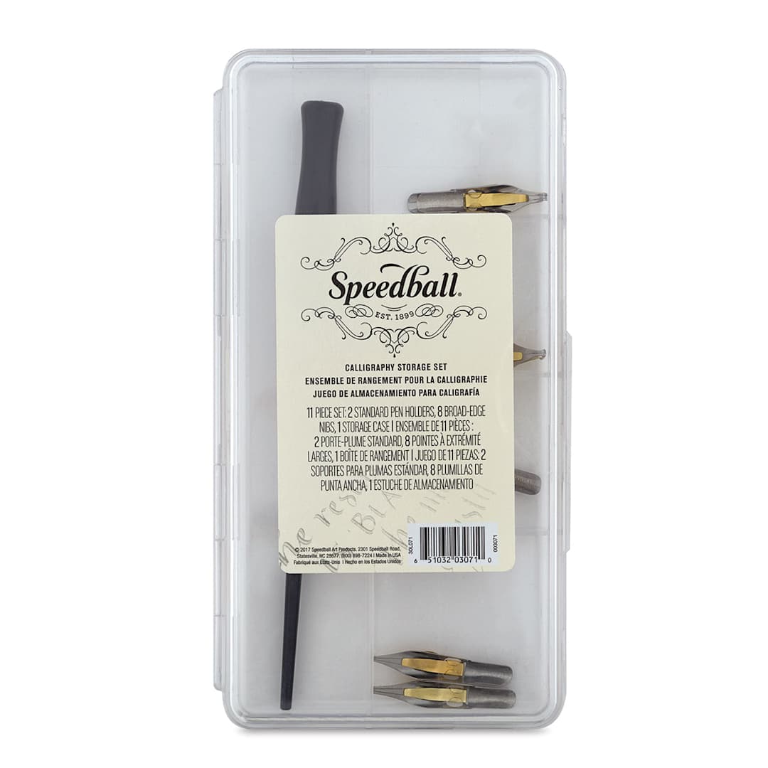 Open in modal - Speedball Calligraphy Storage Set - Calligraphy, front of the storage box