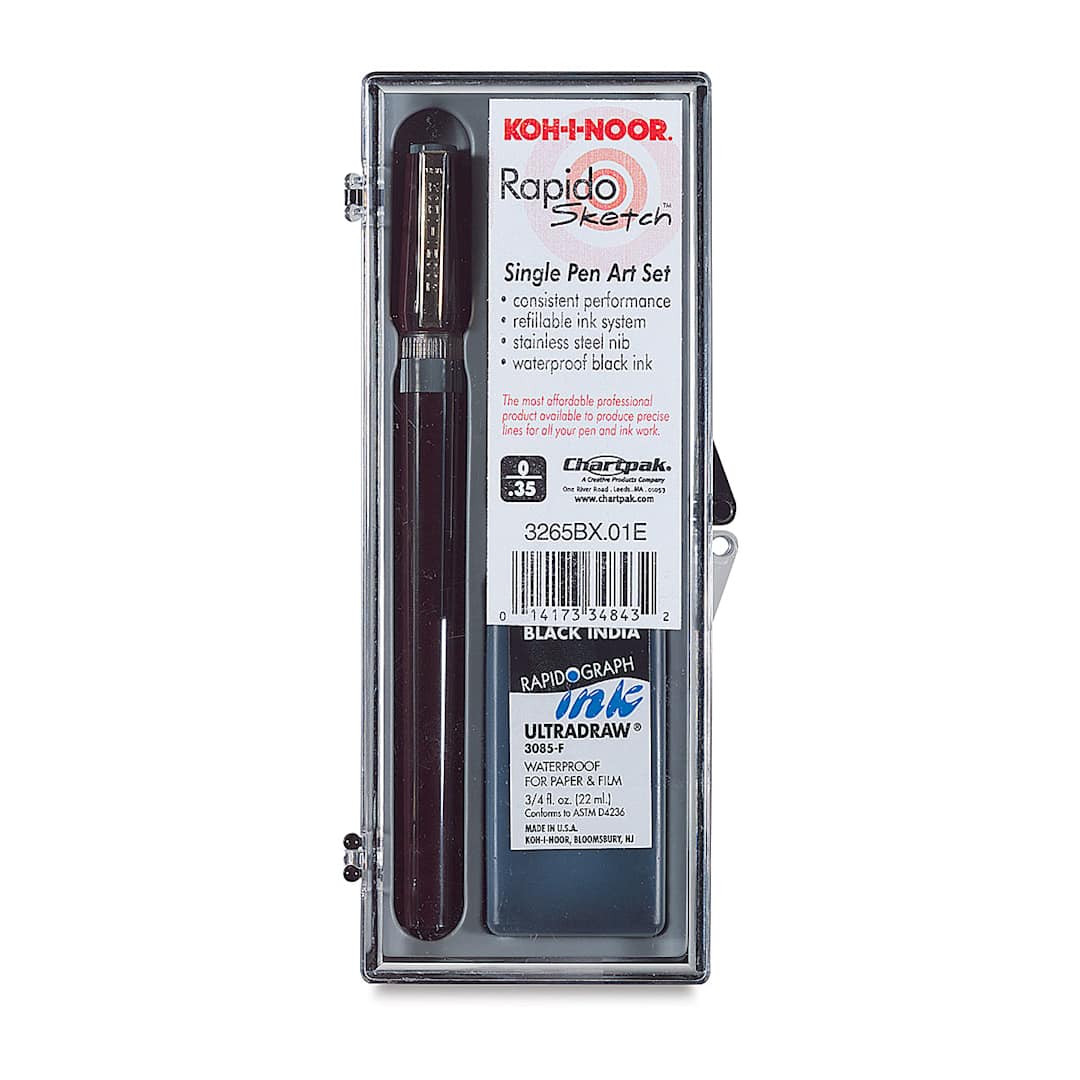 Open in modal - Koh-I-Noor RapidoSketch Pen Set - Front of package showing label
