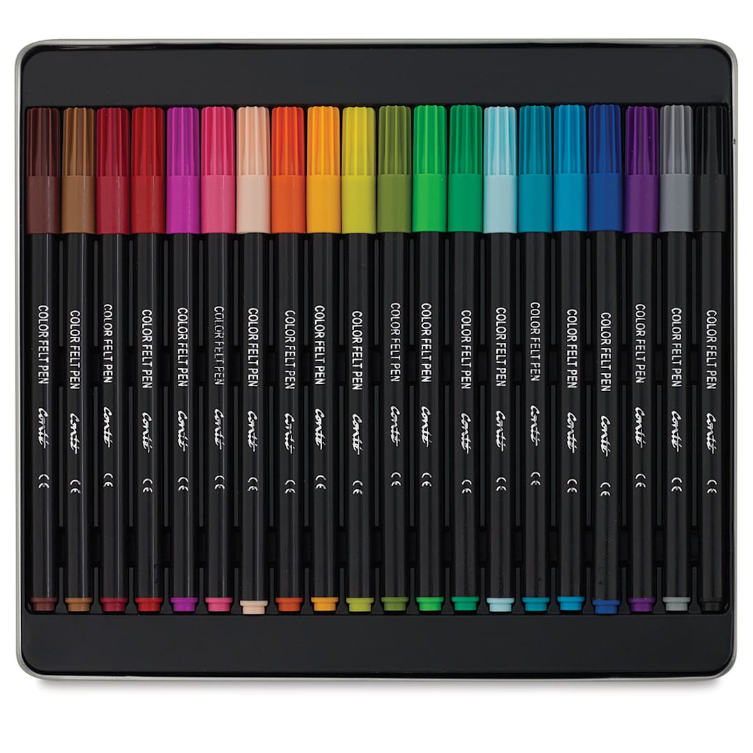 Open in modal - Bic Conté Fine Coloring Pen Sets