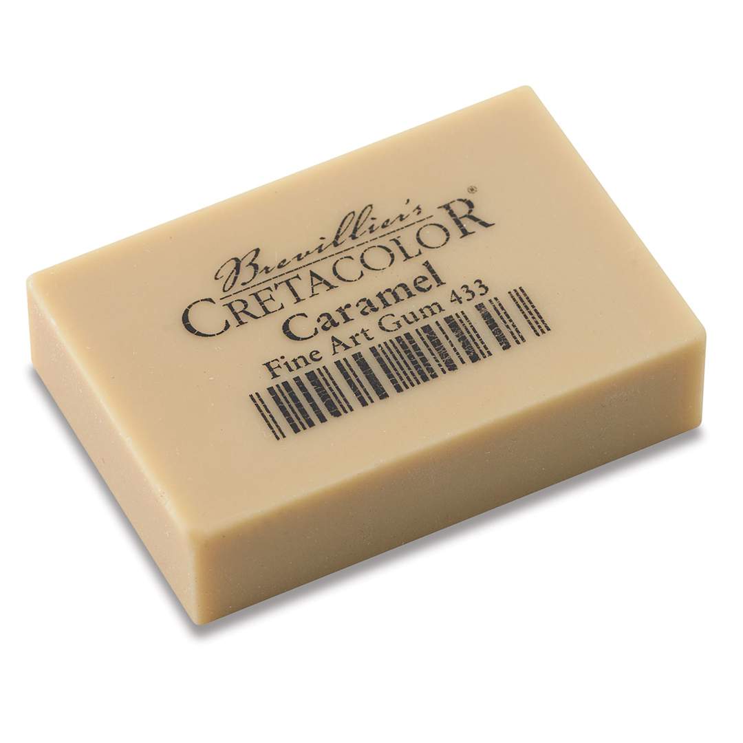 Open in modal - Cretacolor Caramel Fine Art Gum Eraser - Top angled view of Gum Eraser
