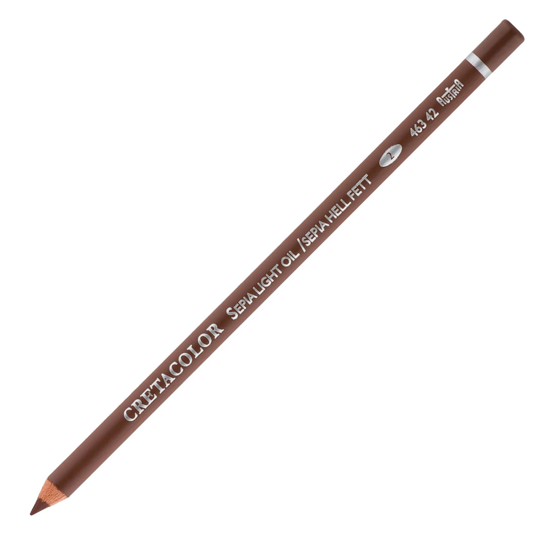 Open in modal - Cretacolor Artist Oil Pencil Sepia Light