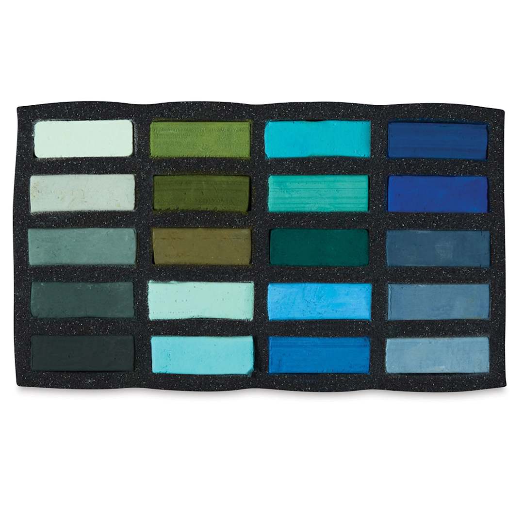 Open in modal - Art Spectrum Extra Soft Square Pastels - Temperate Landscape, Set of 20