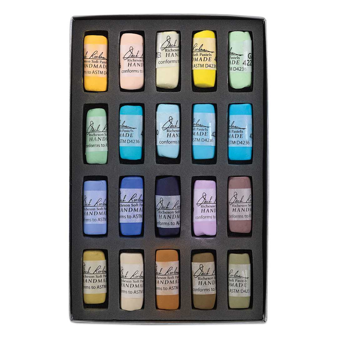 Open in modal - Richeson Soft Handrolled Pastels - Landscape, Set of 20
