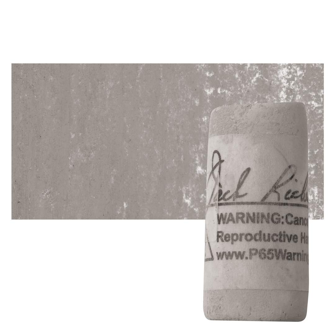 Open in modal - Richeson Soft Handrolled Pastel - Grey GY6, pastel and swatch