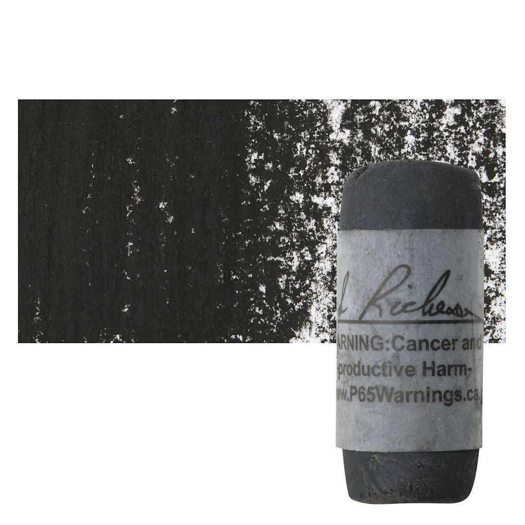 Open in modal - Richeson Soft Handrolled Pastel - Grey GY16, pastel and swatch