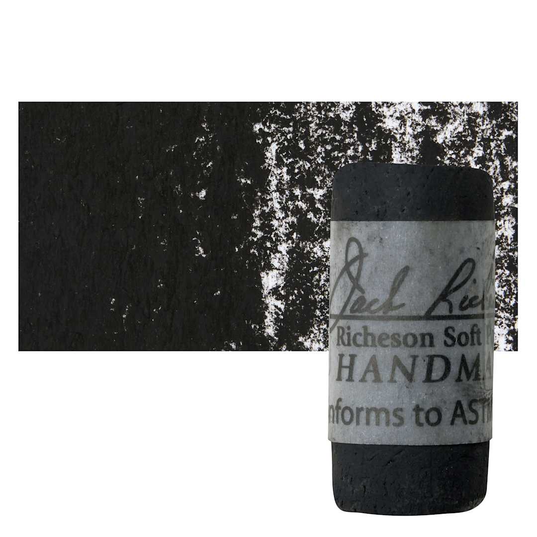 Open in modal - Richeson Soft Handrolled Pastel - Grey GY17, pastel and swatch