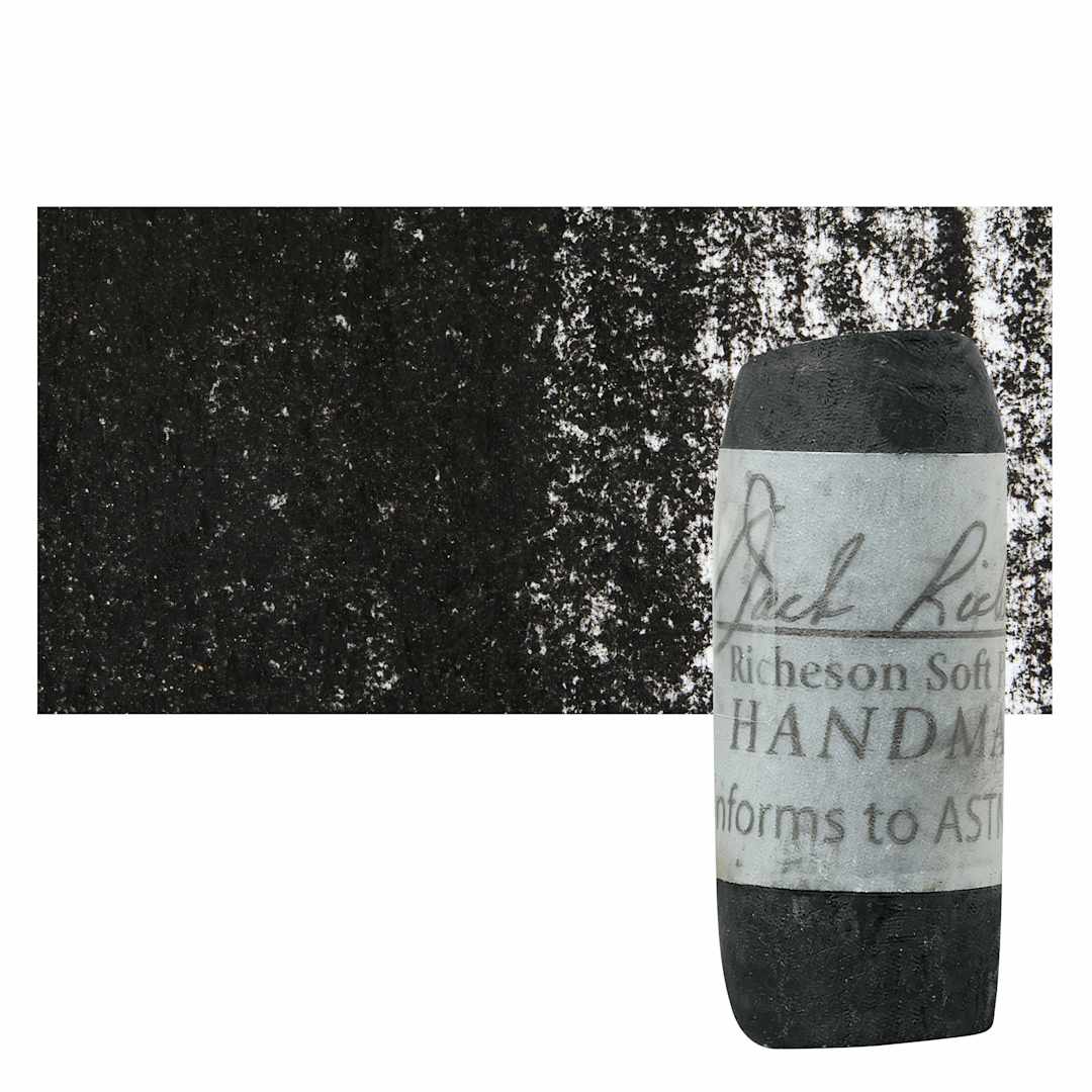 Open in modal - Richeson Soft Handrolled Pastel - Grey GY18, pastel and swatch