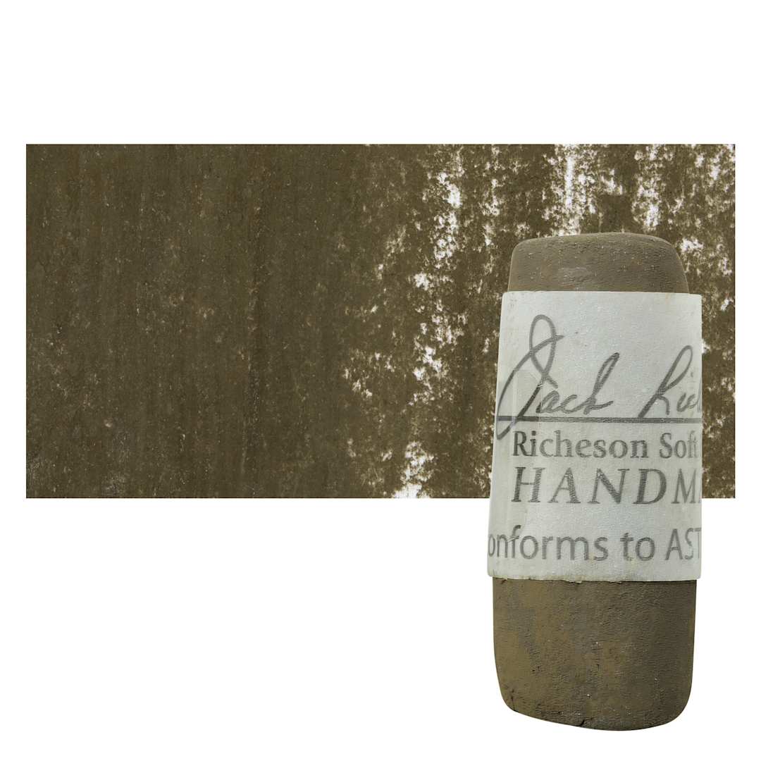 Open in modal - Richeson Soft Handrolled Pastel - Grey GY25, pastel and swatch