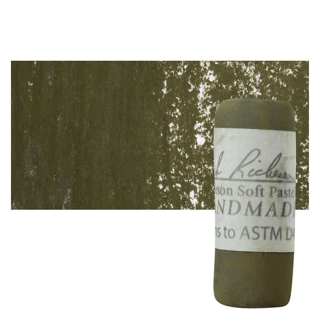 Open in modal - Richeson Soft Handrolled Pastel - Grey GY27, pastel and swatch