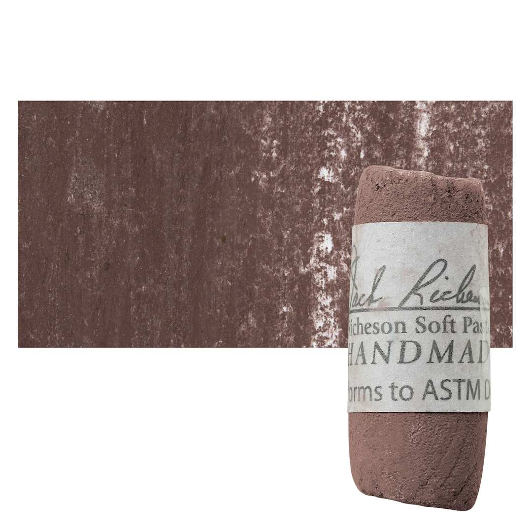 Open in modal - Richeson Soft Handrolled Pastel - Grey GY33, pastel and swatch