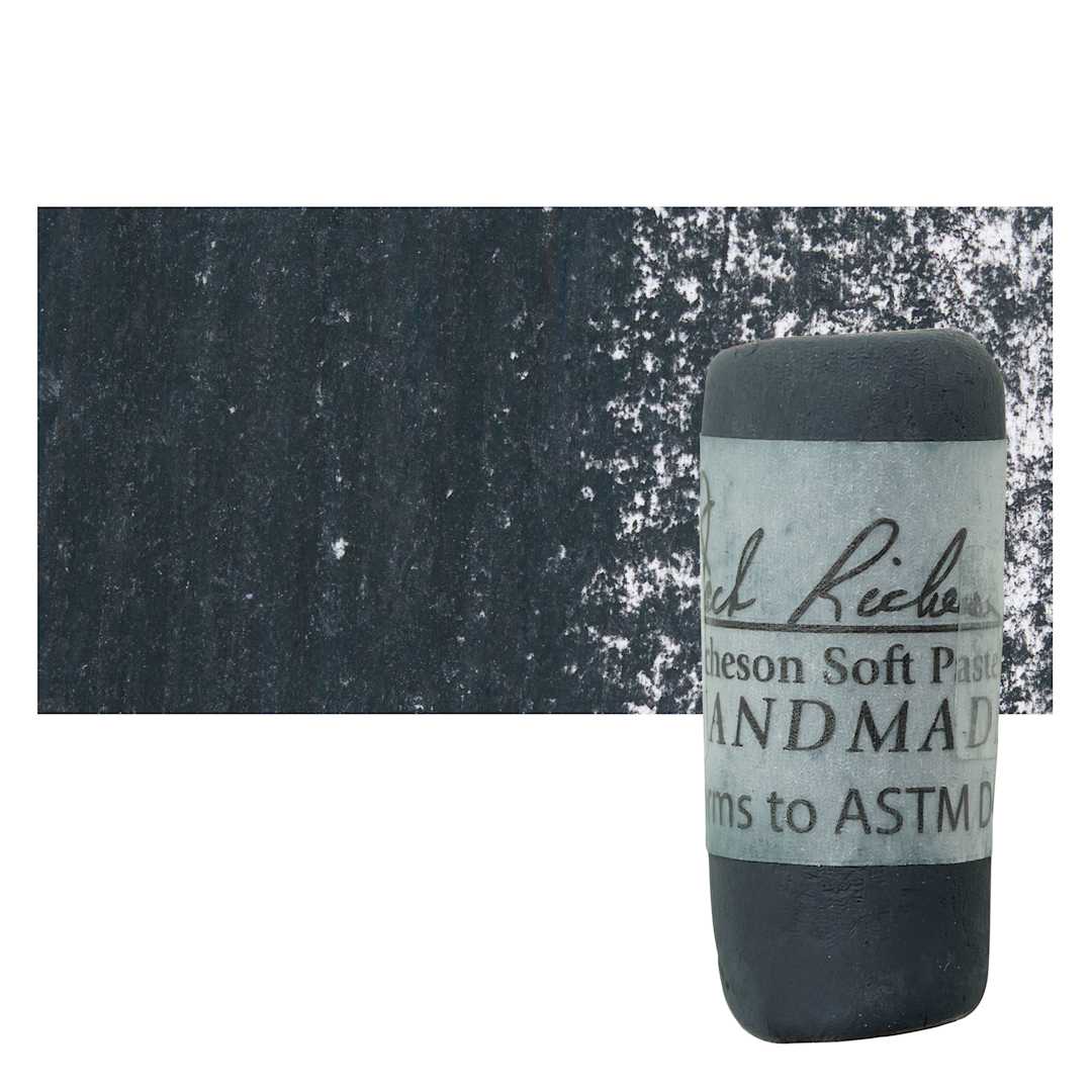 Open in modal - Richeson Soft Handrolled Pastel - Grey GY48, pastel and swatch