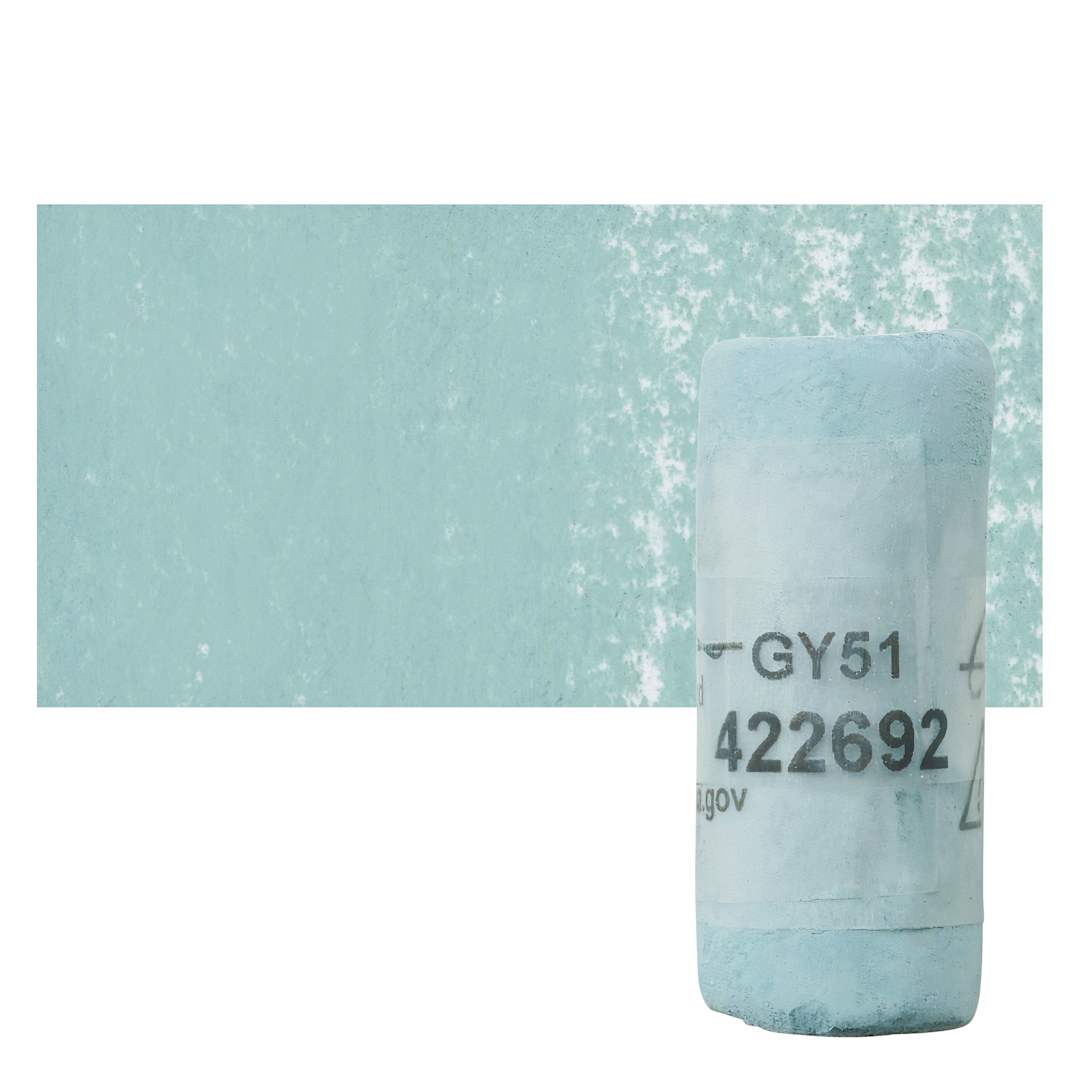 Open in modal - Richeson Soft Handrolled Pastel - Grey GY51, pastel and swatch