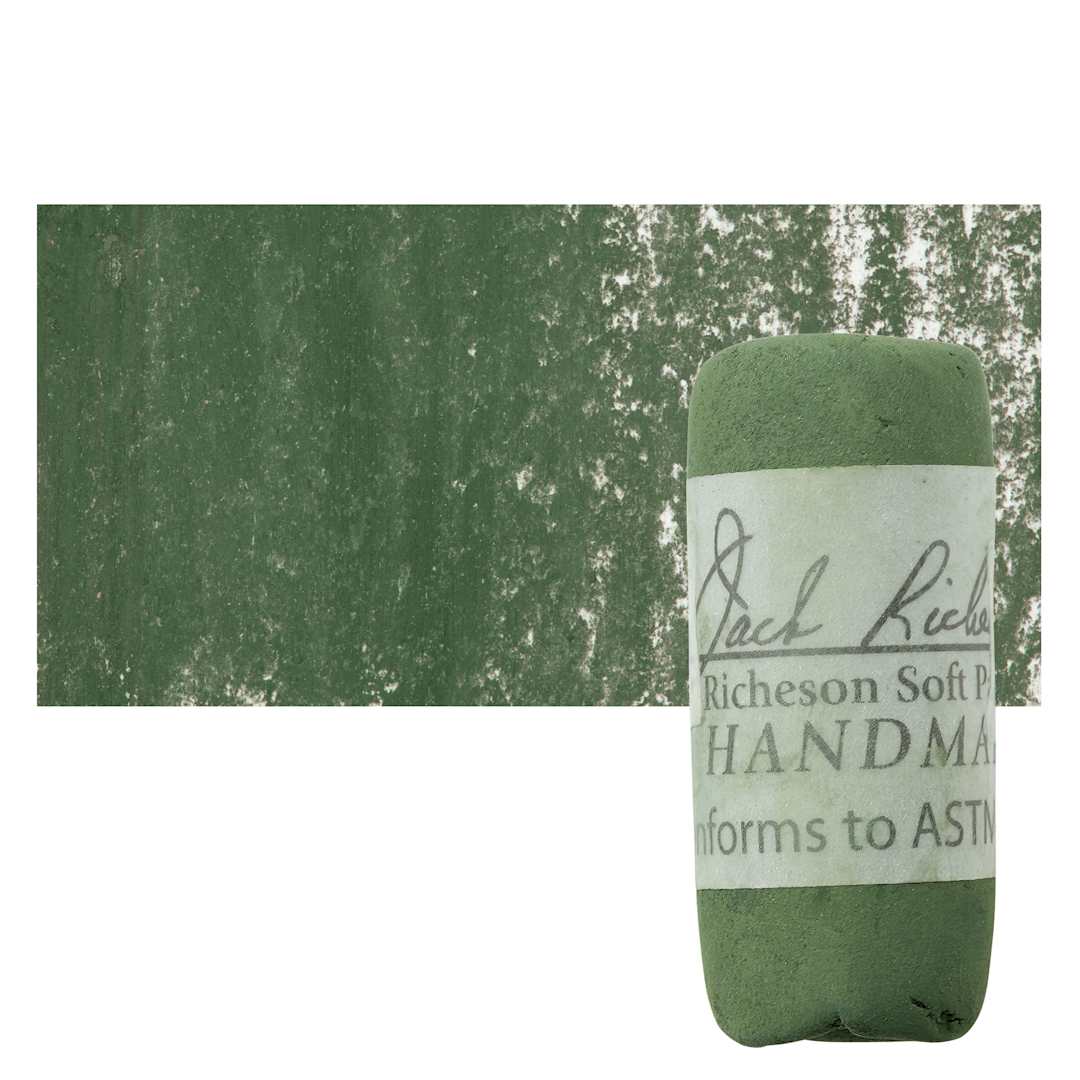 Open in modal - Richeson Soft Handrolled Pastel - Grey GY67, pastel and swatch