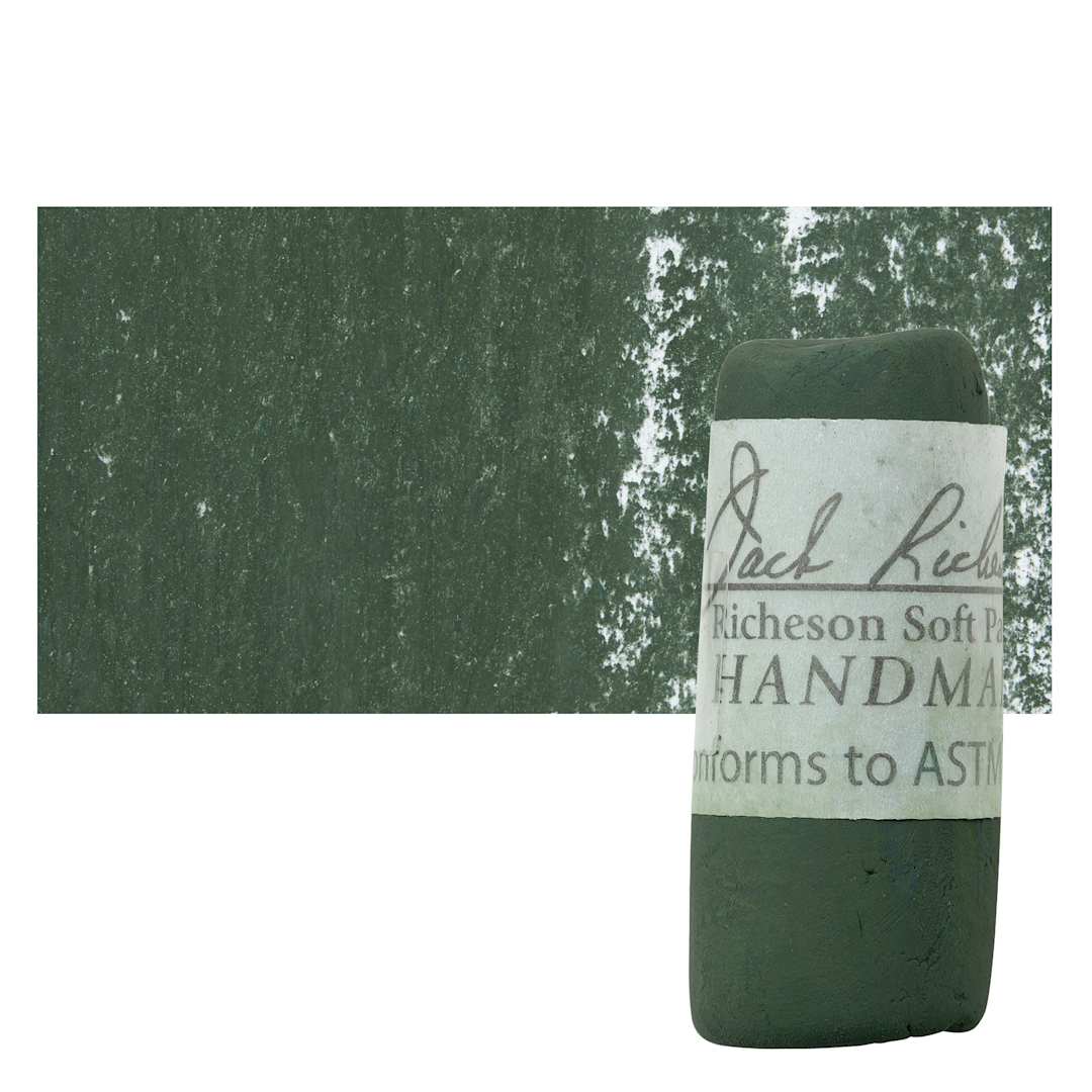 Open in modal - Richeson Soft Handrolled Pastel - Grey GY69, pastel and swatch