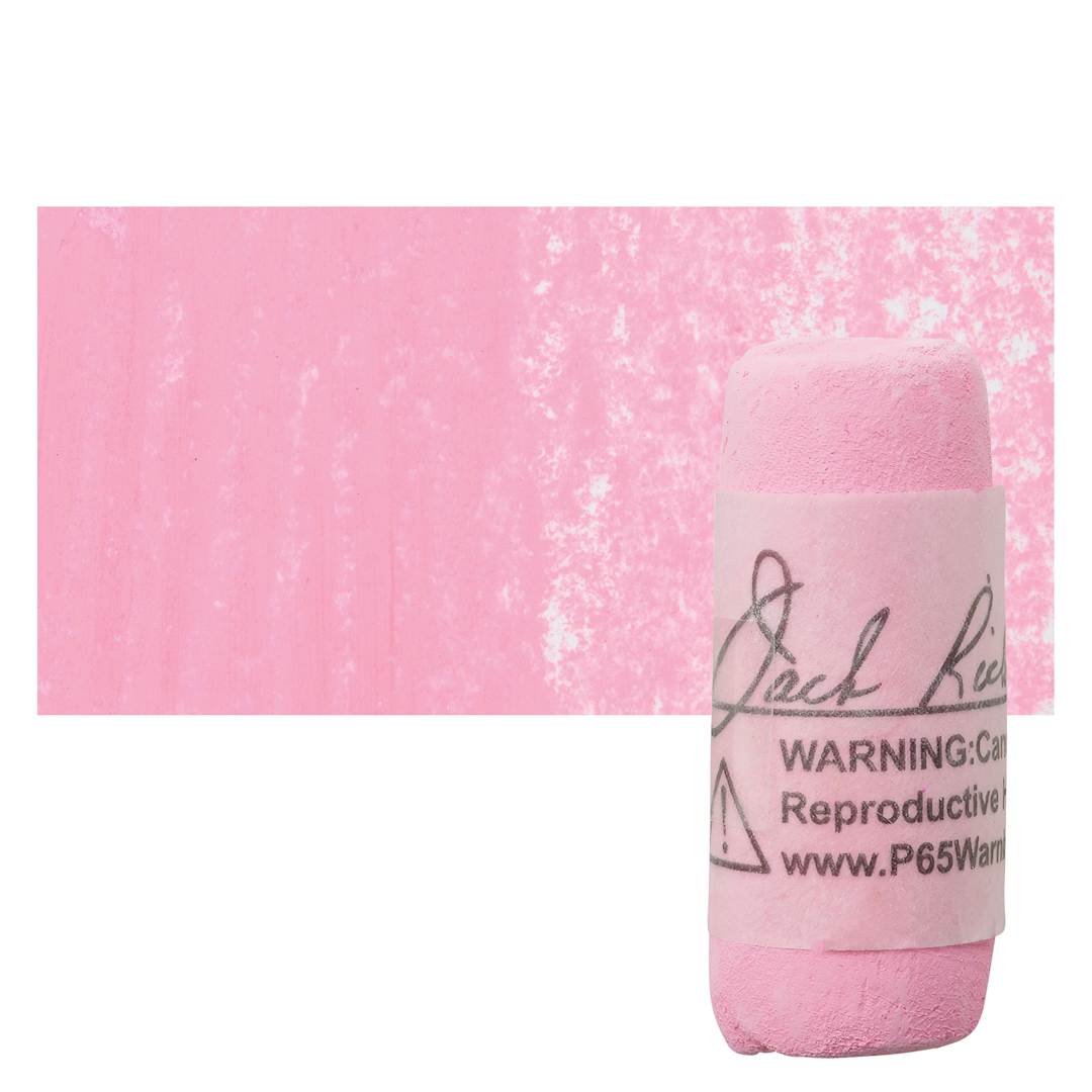 Open in modal - Richeson Soft Handrolled Pastel - Red R6, pastel and swatch