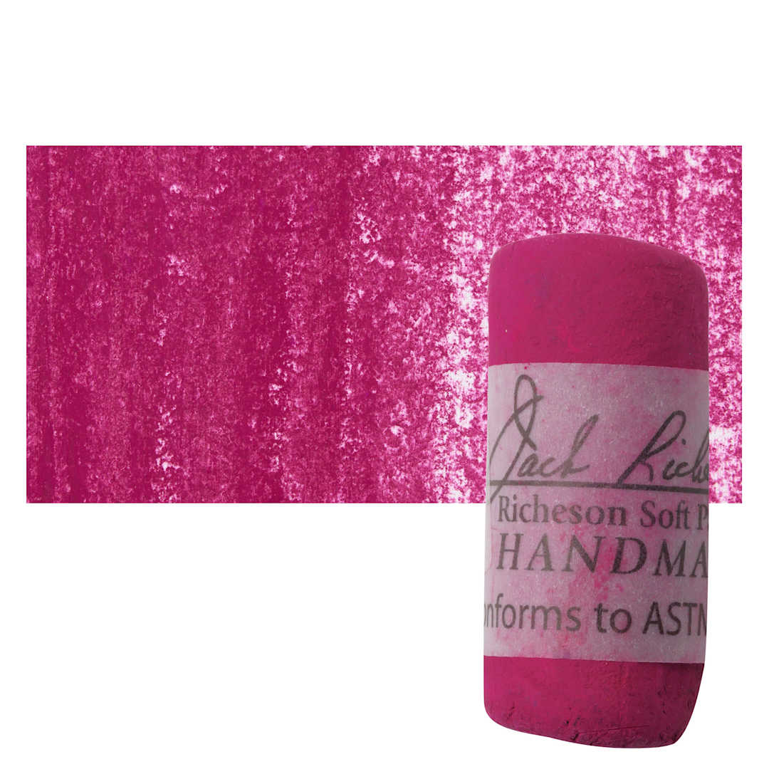 Open in modal - Richeson Soft Handrolled Pastel - Red R20, pastel and swatch