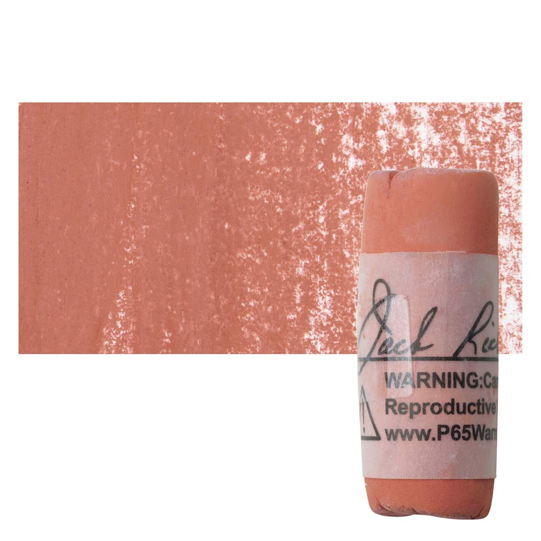 Open in modal - Richeson Soft Handrolled Pastel - Earth Red ER21, pastel and swatch