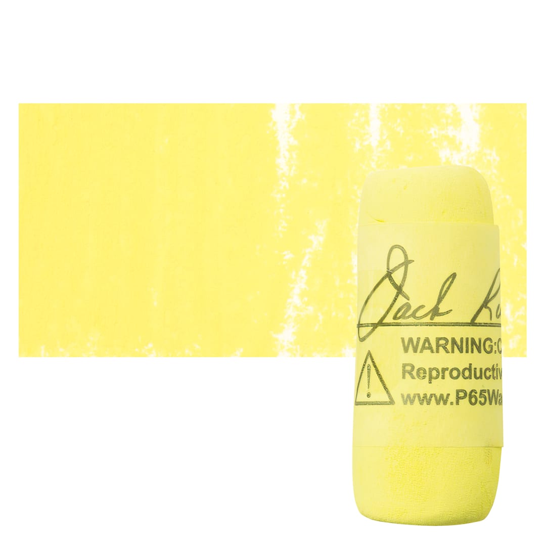 Open in modal - Richeson Soft Handrolled Pastel - Yellow Y6, pastel and swatch