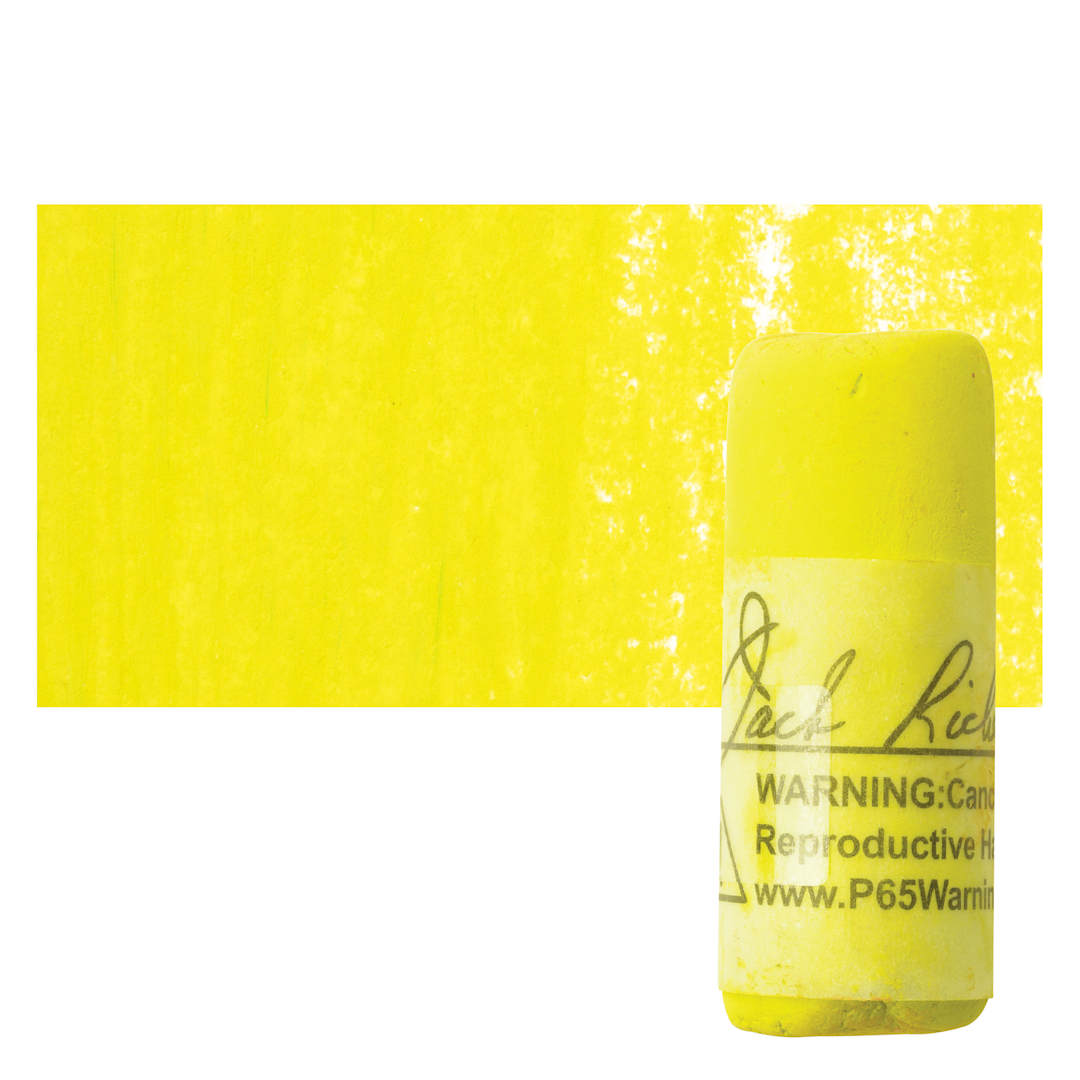 Open in modal - Richeson Soft Handrolled Pastel - Yellow Y11, pastel and swatch