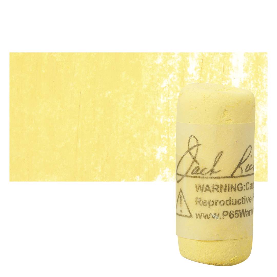 Open in modal - Richeson Soft Handrolled Pastel - Yellow Y14, pastel and swatch