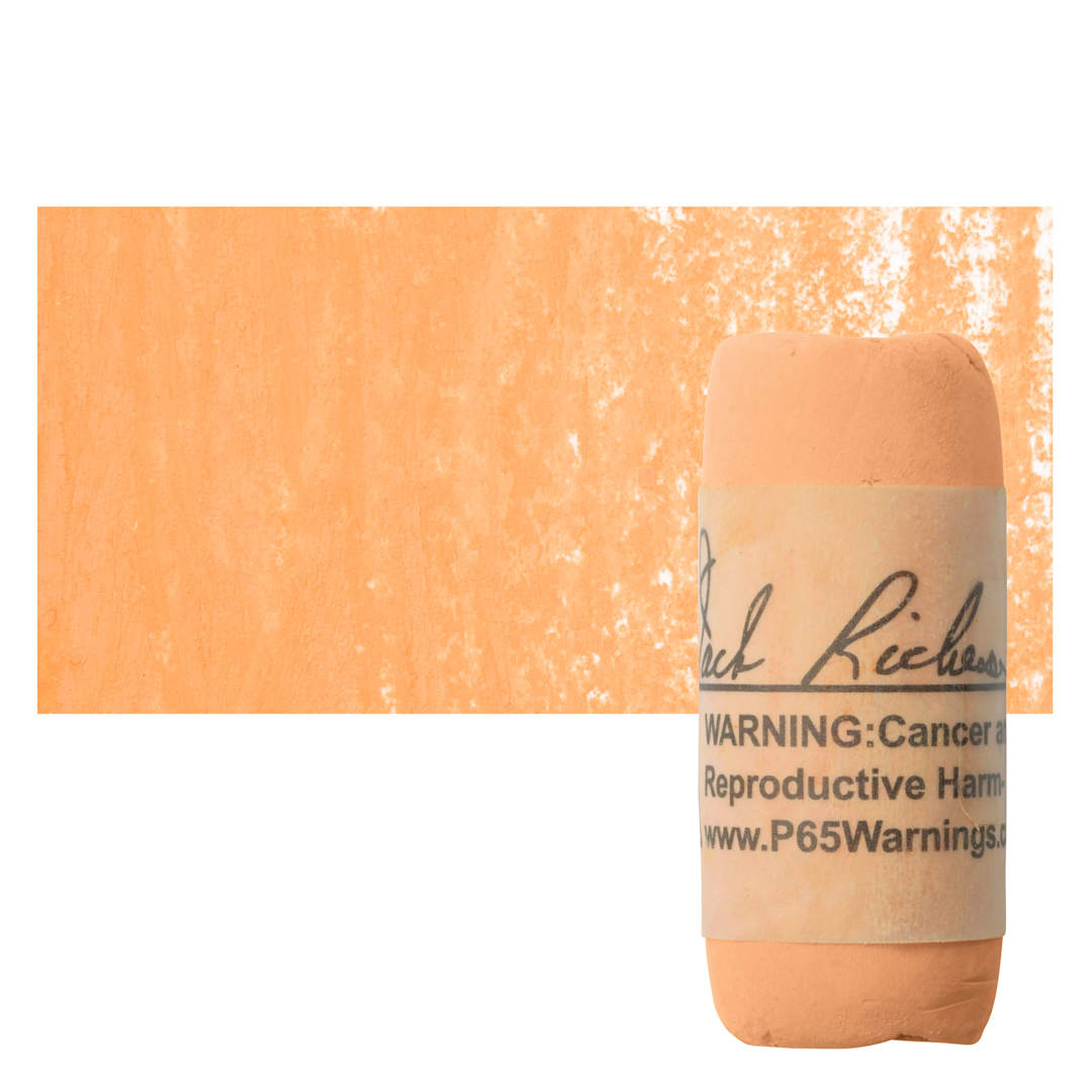 Open in modal - Richeson Soft Handrolled Pastel - Orange O15, pastel and swatch