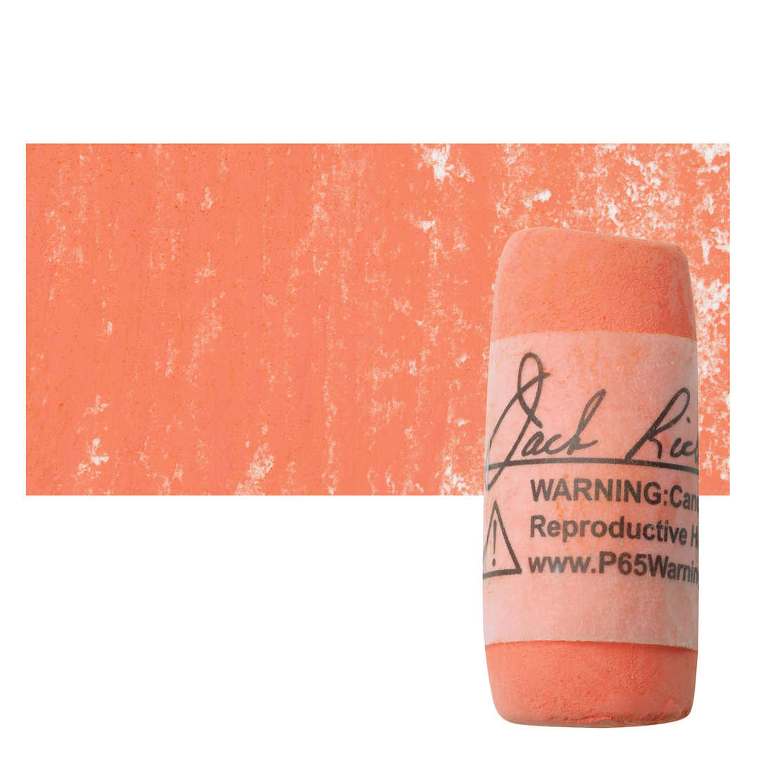 Open in modal - Richeson Soft Handrolled Pastel - Orange O26, pastel and swatch