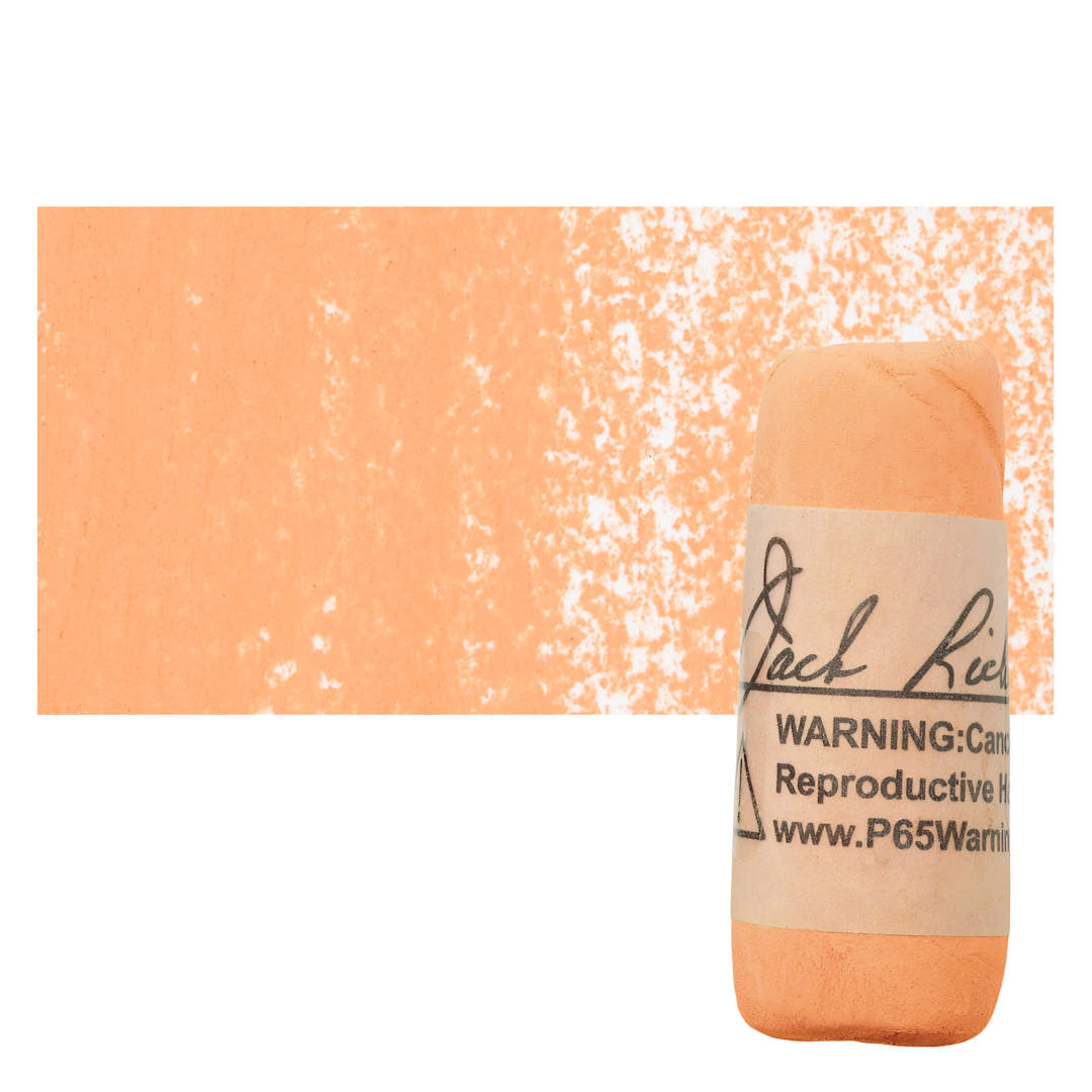 Open in modal - Richeson Soft Handrolled Pastel - Earth Orange EO3, pastel and swatch