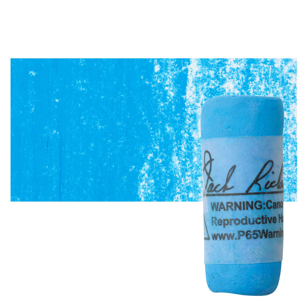 Open in modal - Richeson Soft Handrolled Pastel - Blue B5, pastel and swatch