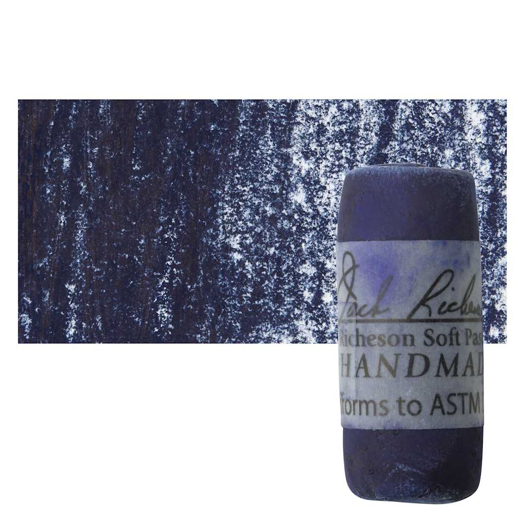 Open in modal - Richeson Soft Handrolled Pastel - Blue B39, pastel and swatch