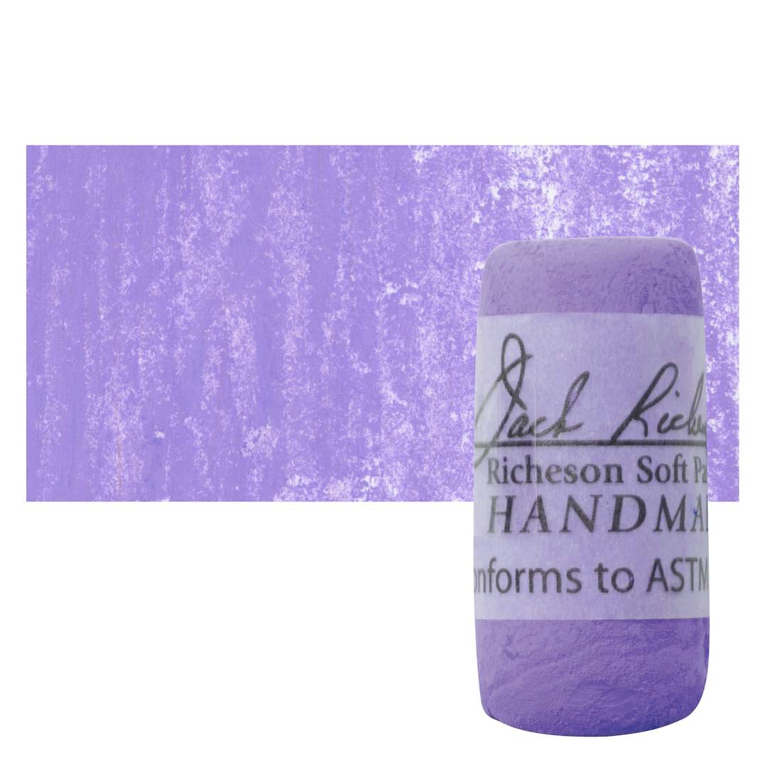 Open in modal - Richeson Soft Handrolled Pastel - Violet V10, pastel and swatch