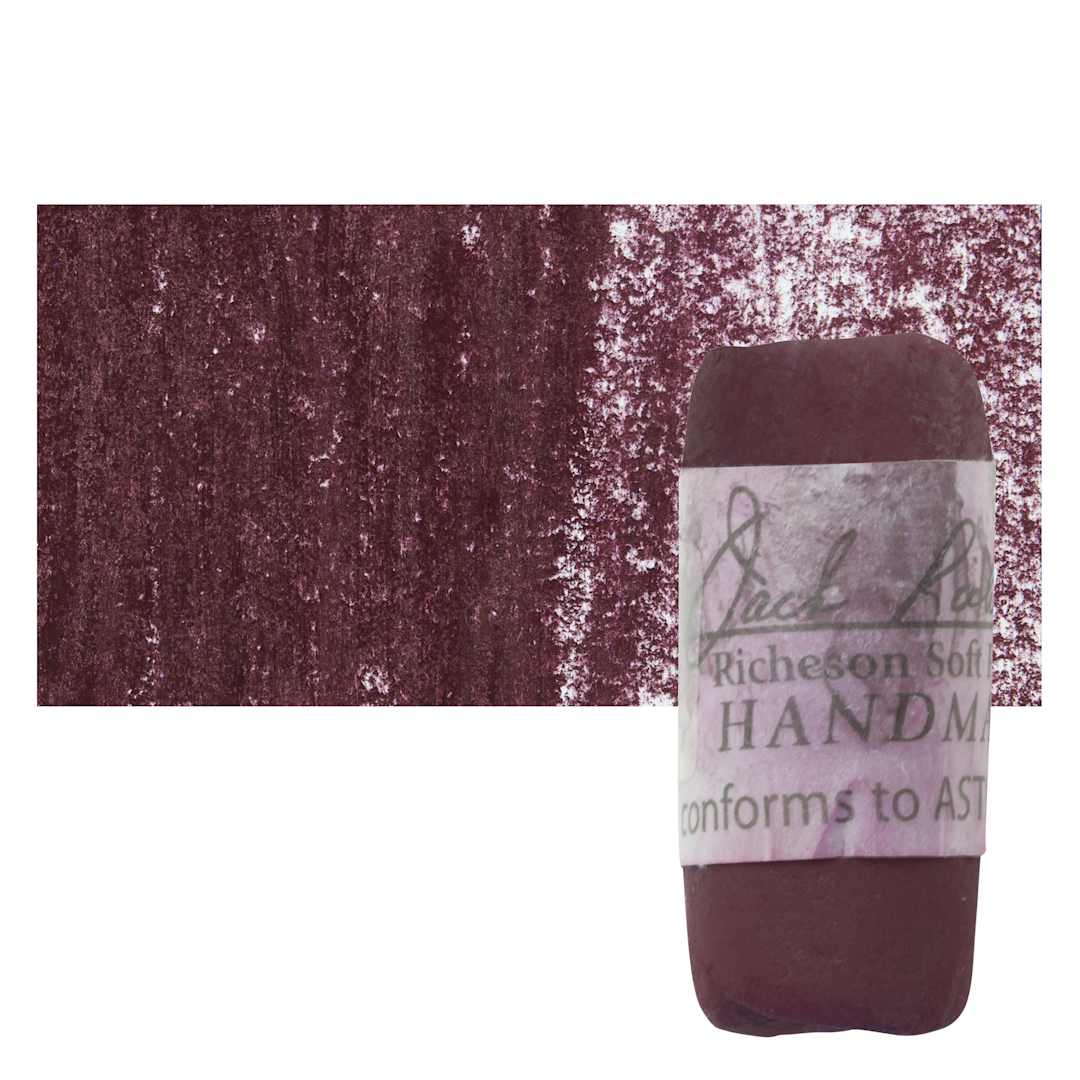 Open in modal - Richeson Soft Handrolled Pastel - Violet V25, pastel and swatch