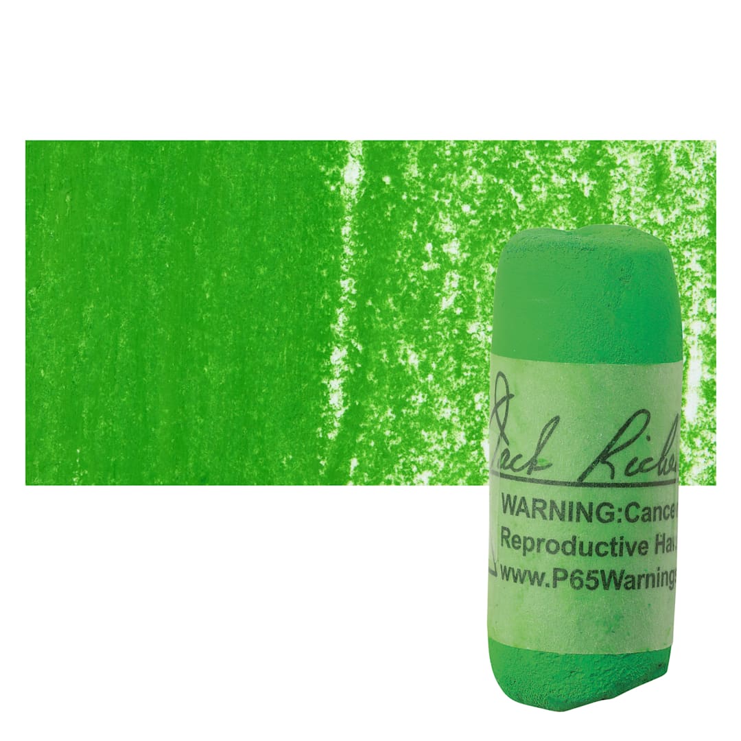 Open in modal - Richeson Soft Handrolled Pastel - Green G18, pastel and swatch