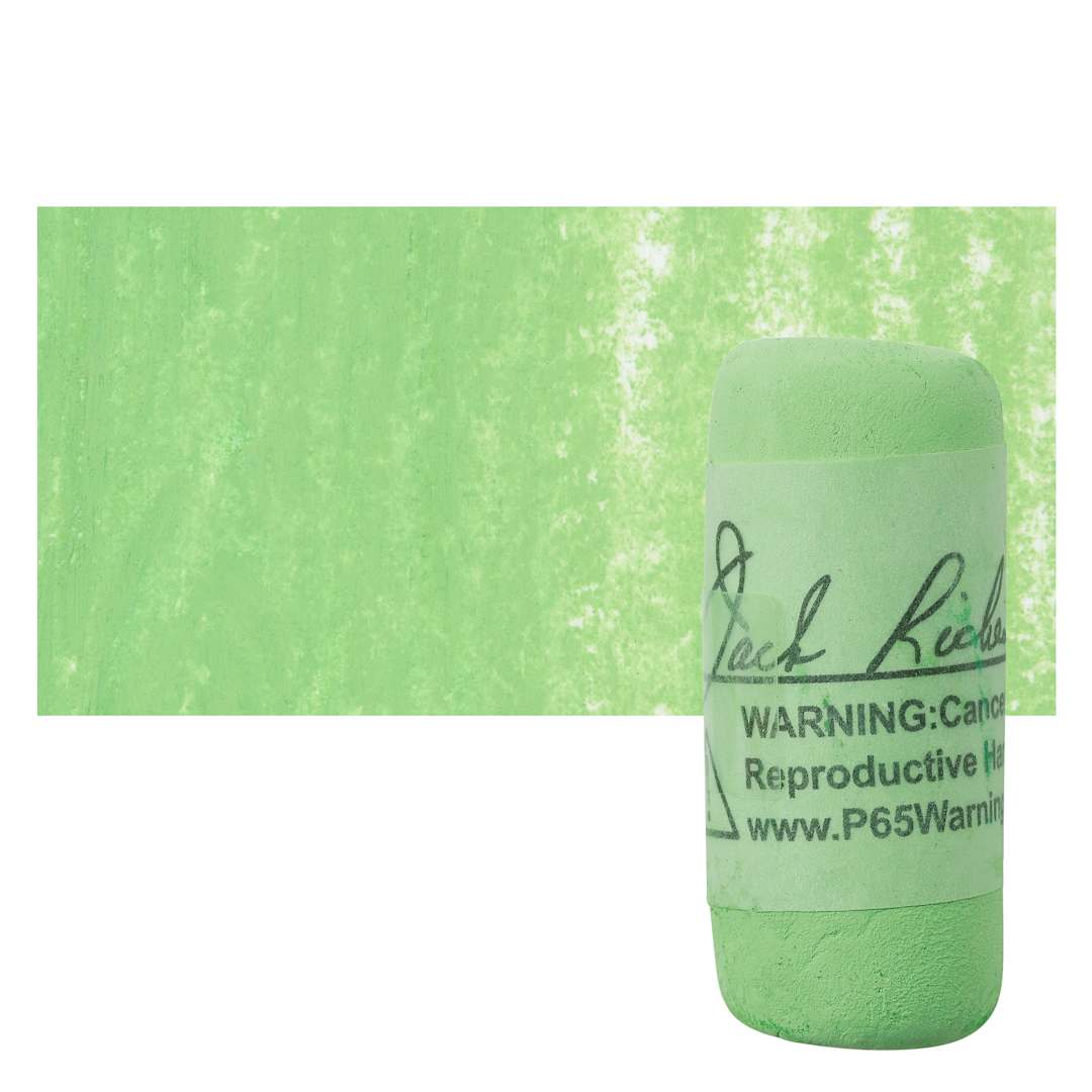 Open in modal - Richeson Soft Handrolled Pastel - Green G37, pastel and swatch