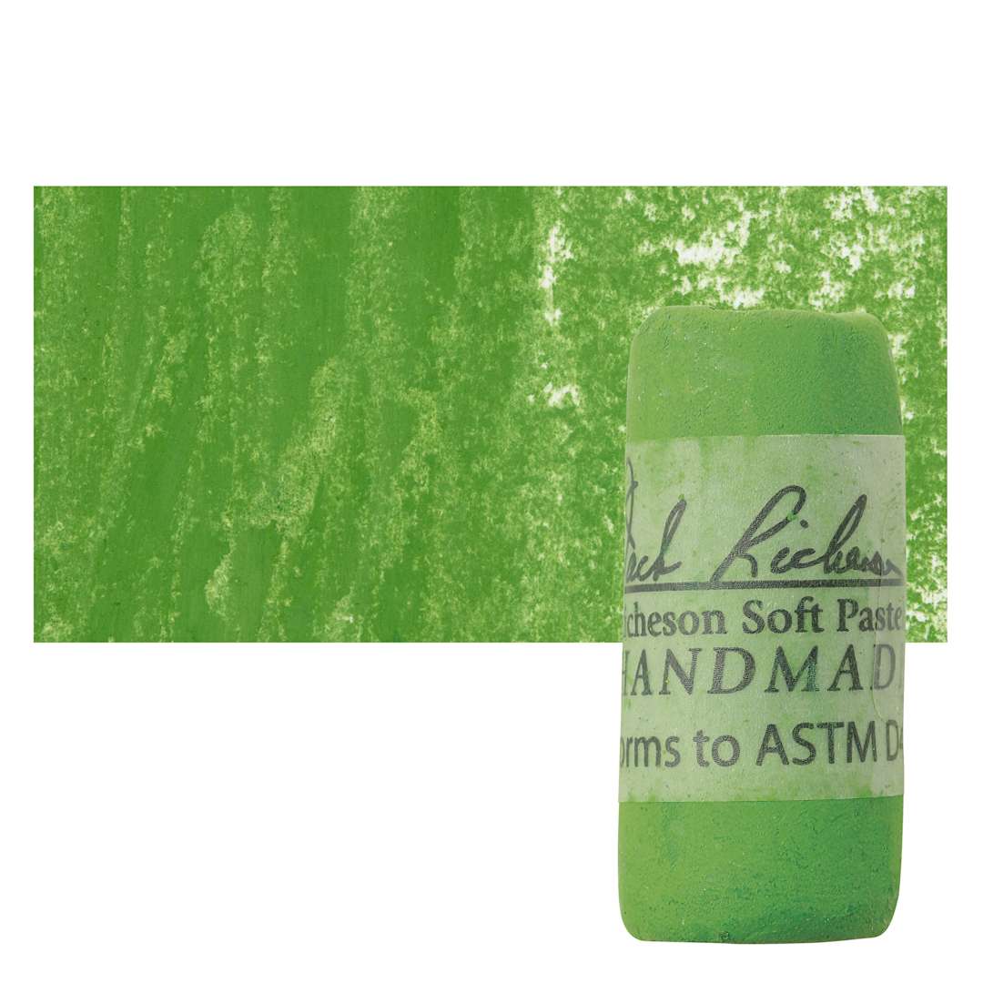 Open in modal - Richeson Soft Handrolled Pastel - Green G41, pastel and swatch