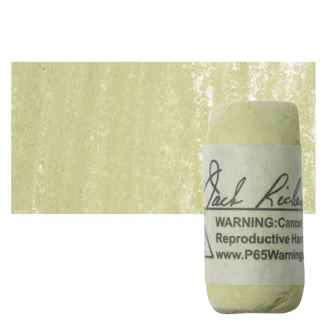 Open in modal - Richeson Soft Handrolled Pastel - Earth Green EG7, pastel and swatch