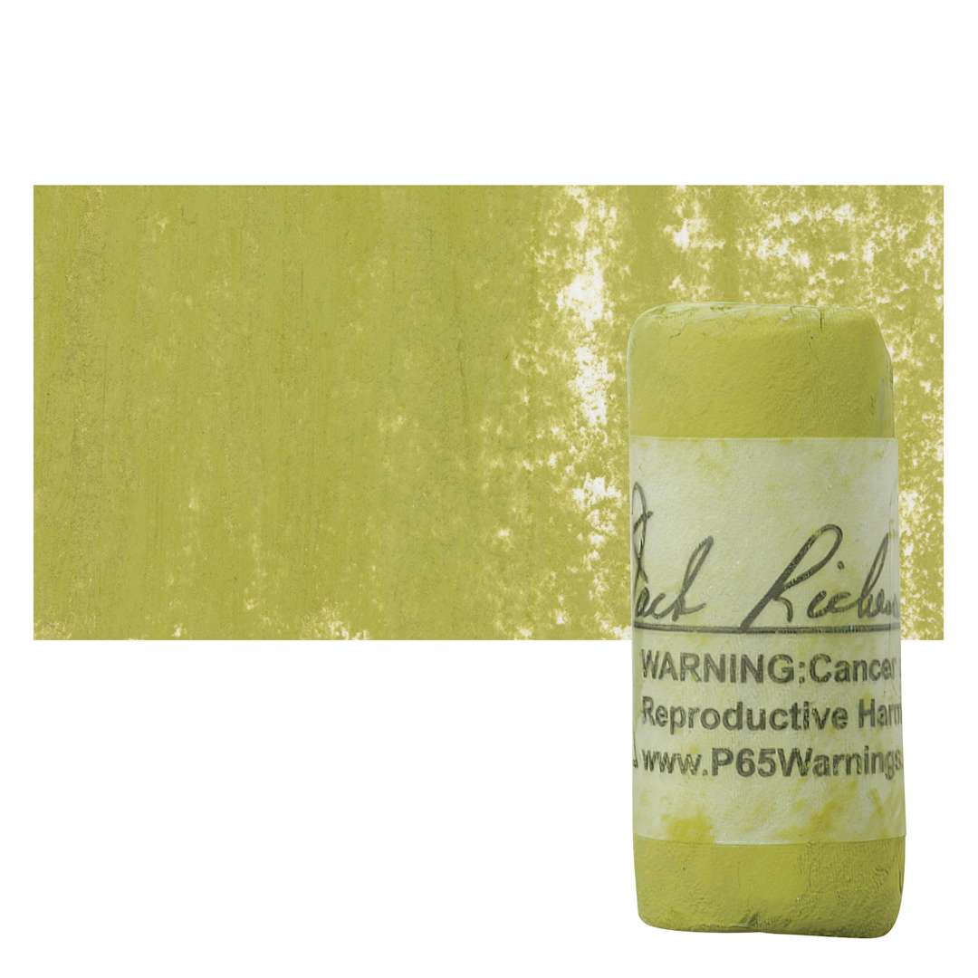 Open in modal - Richeson Soft Handrolled Pastel - Earth Green EG12, pastel and swatch