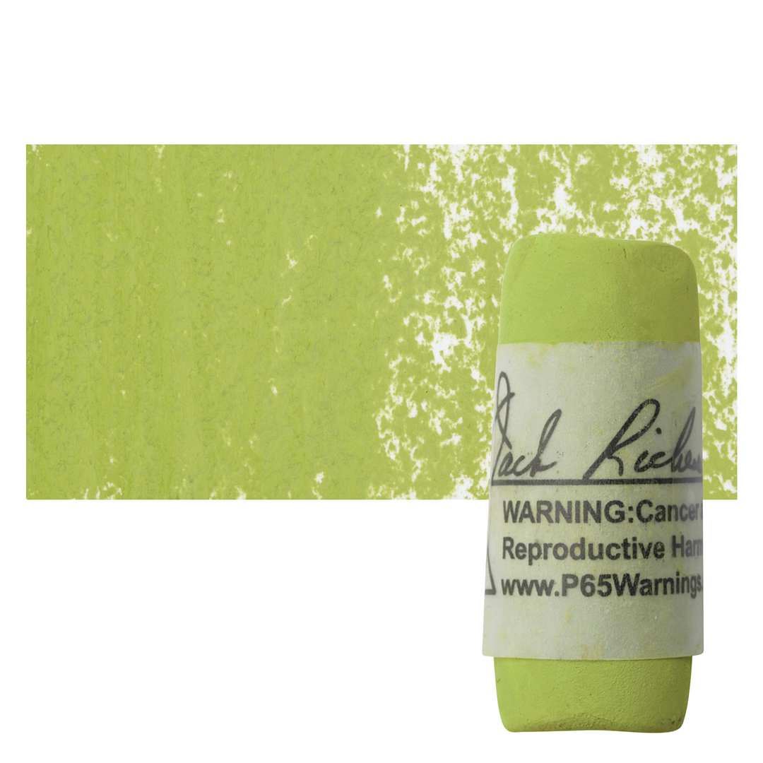 Open in modal - Richeson Soft Handrolled Pastel - Earth Green EG18, pastel and swatch