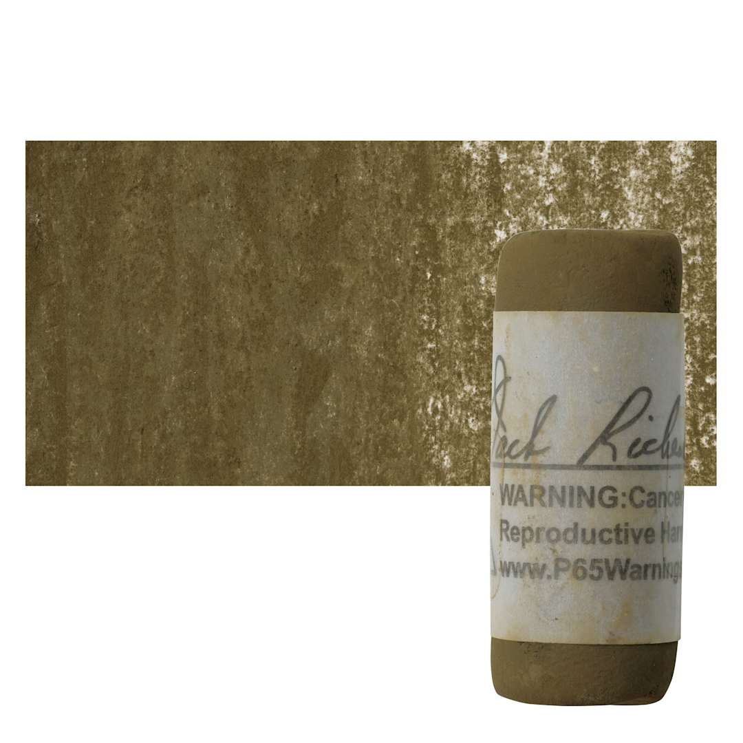 Open in modal - Richeson Soft Handrolled Pastel - Earth Brown EB28, pastel and swatch