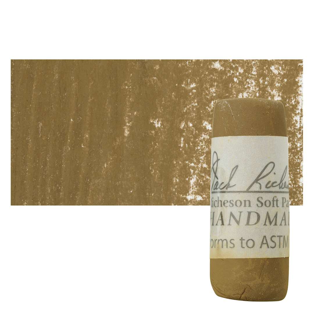 Open in modal - Richeson Soft Handrolled Pastel - Earth Brown EB29, pastel and swatch